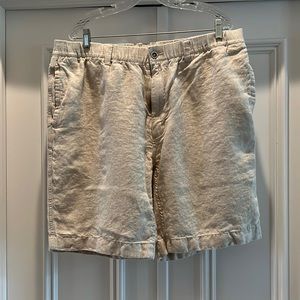 Mens linen shorts